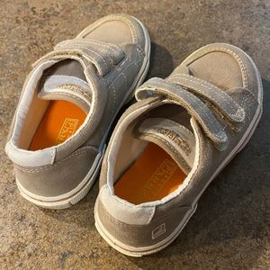 Boys Size 10 Khaki Sperry Shoes